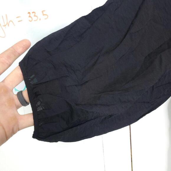 HM Dress Womens Small Peplum Mini Lightweight Little Black Dress LBD New Tags - Picture 5 of 9